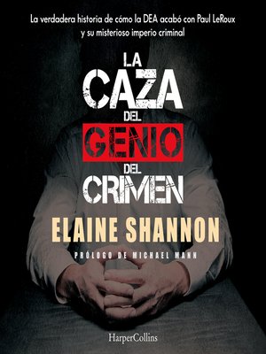 cover image of La caza del genio del crimen